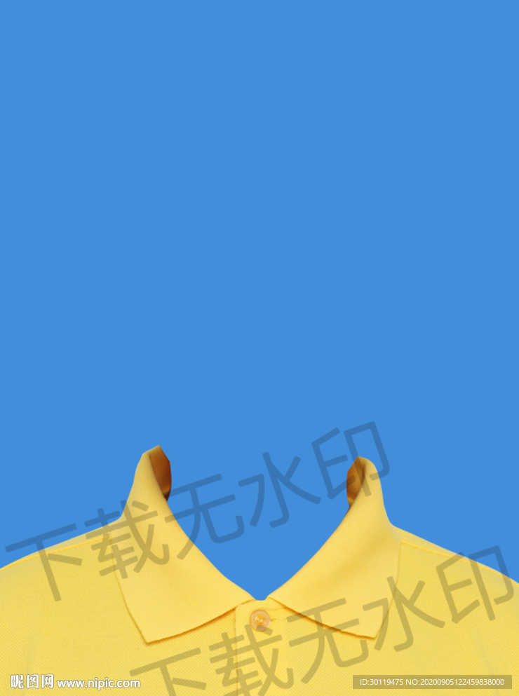 黄色衬衫模板