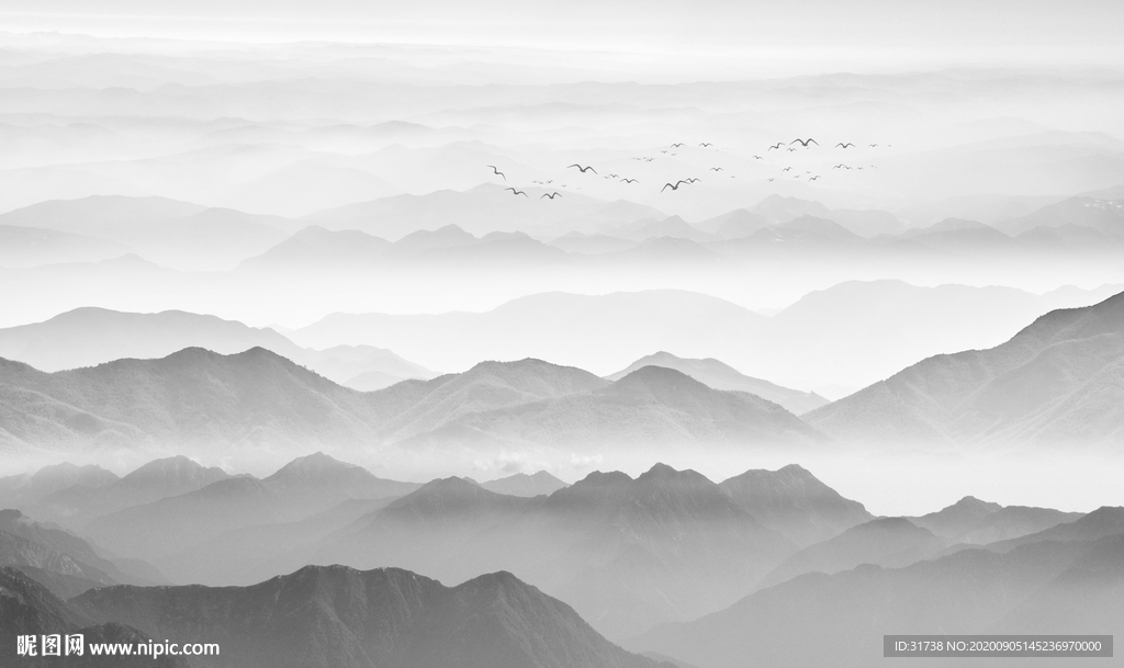 新中式山水画