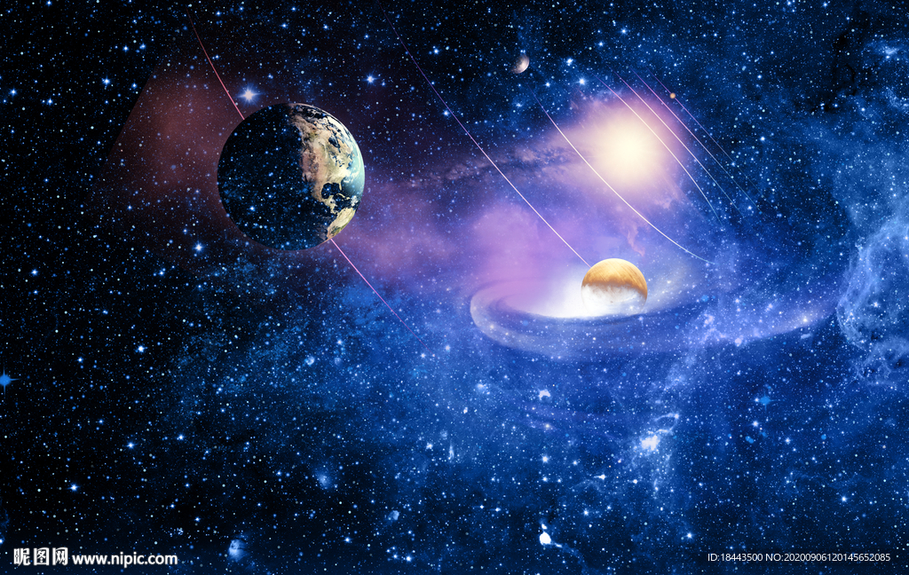 唯美星空 星空 星空背景