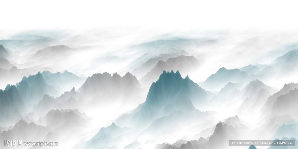 水墨山水图