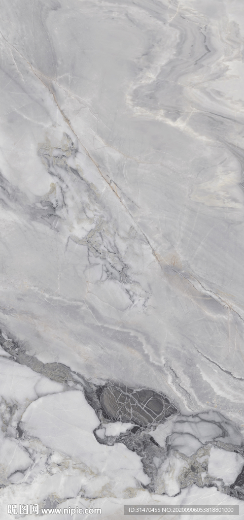 灰色大理石瓷砖设计通道分色