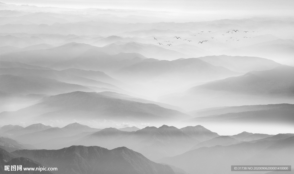 新中式山水画