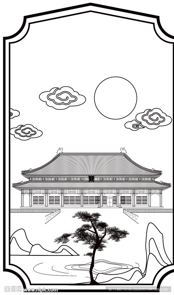 坤宁宫矢量文件