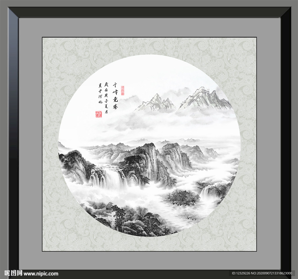 山水画 水墨山水画 意境山水画