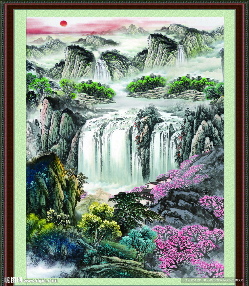 山水风景图