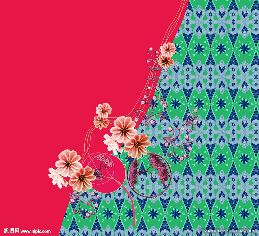 绣花花朵