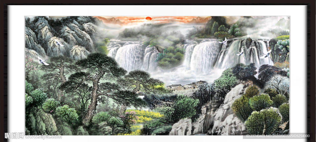 山水装饰画