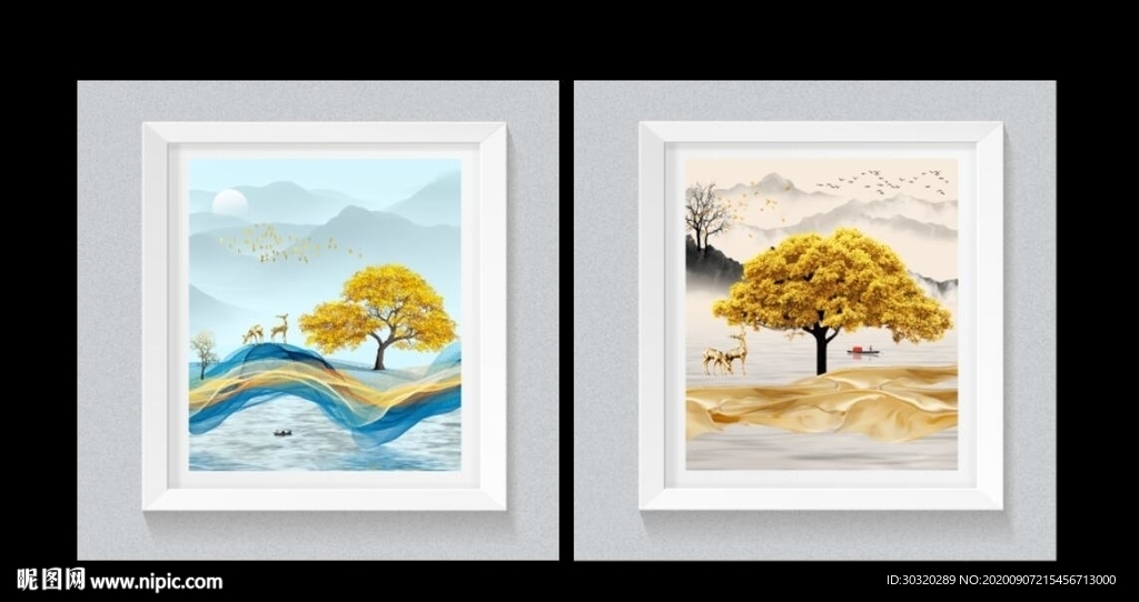 装饰画 山水画