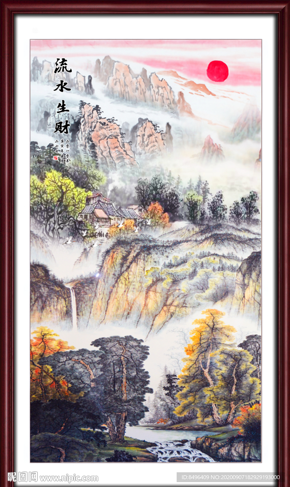 山水画国画山水画