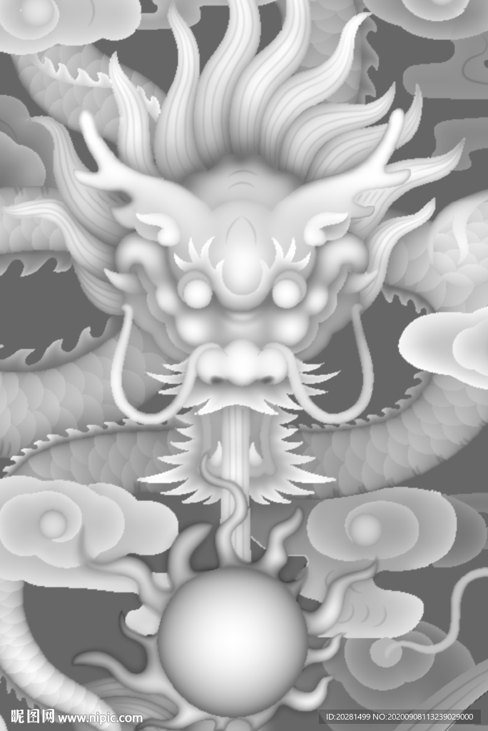 龙牌灰度图