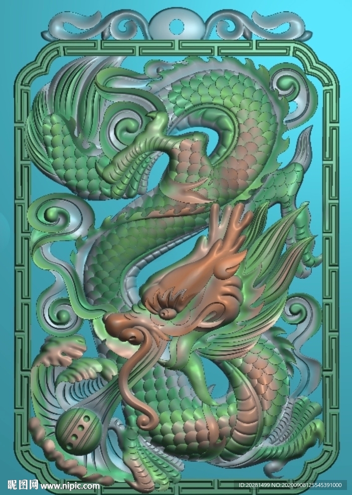 龙牌精雕图