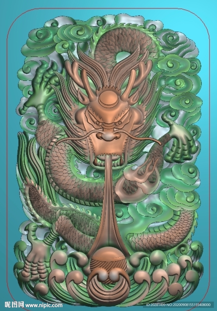 龙牌精雕图