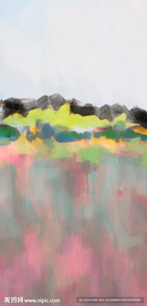 抽象油画
