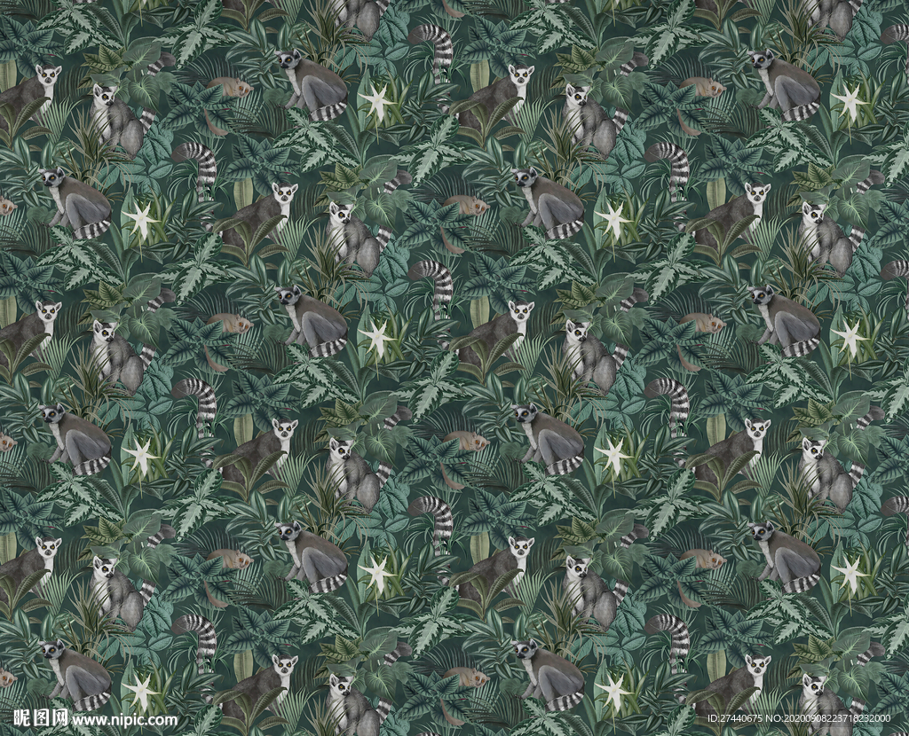 欧式风情雨林动物高清