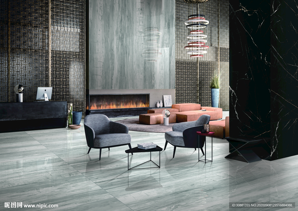 大板客厅效果图