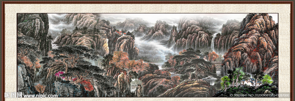 国画山水