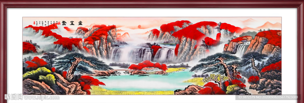 山水画 水墨山水画 意境山水画