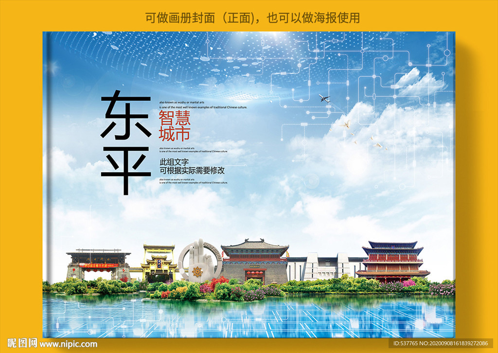 东平智慧科技创新城市画册封面