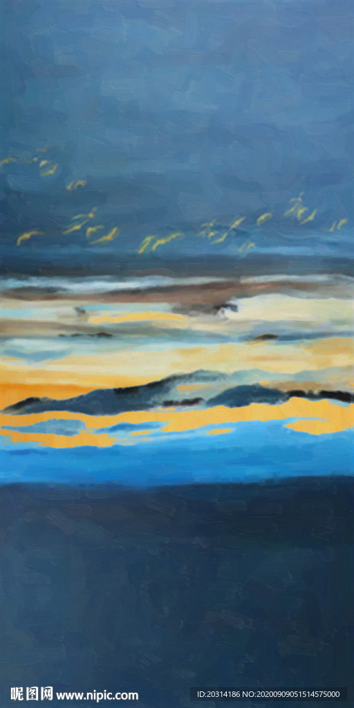 现代装饰画抽象画壁画背景