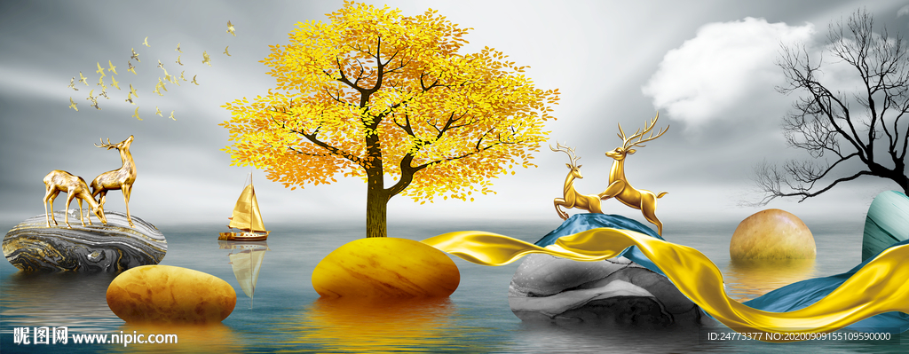 石来运转晶瓷画