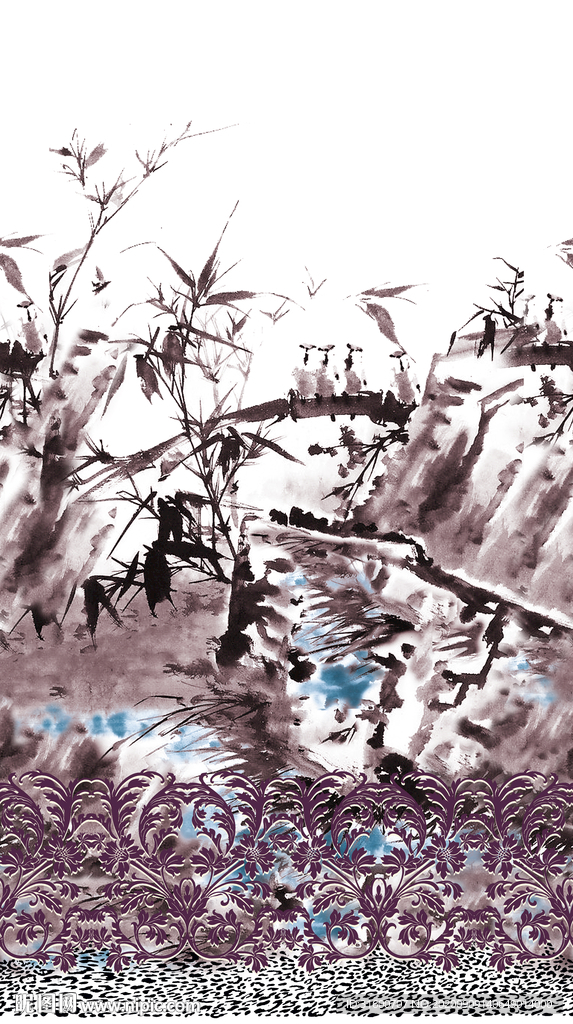 个性定位山水画