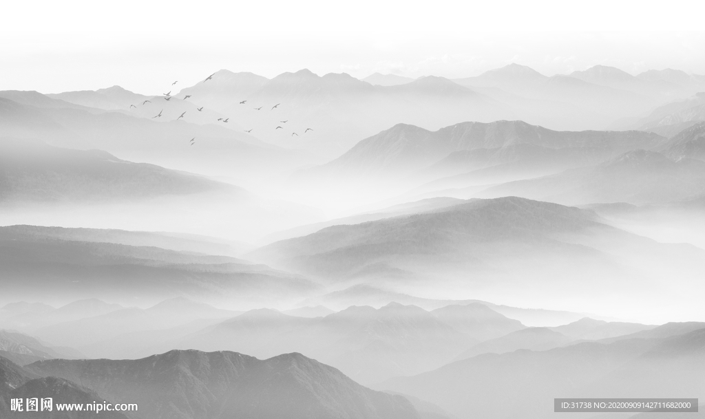 新中式山水画