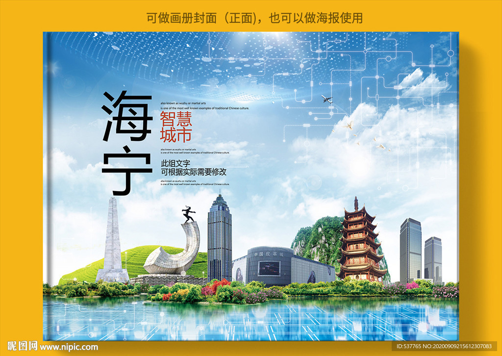 海宁智慧科技创新城市画册封面