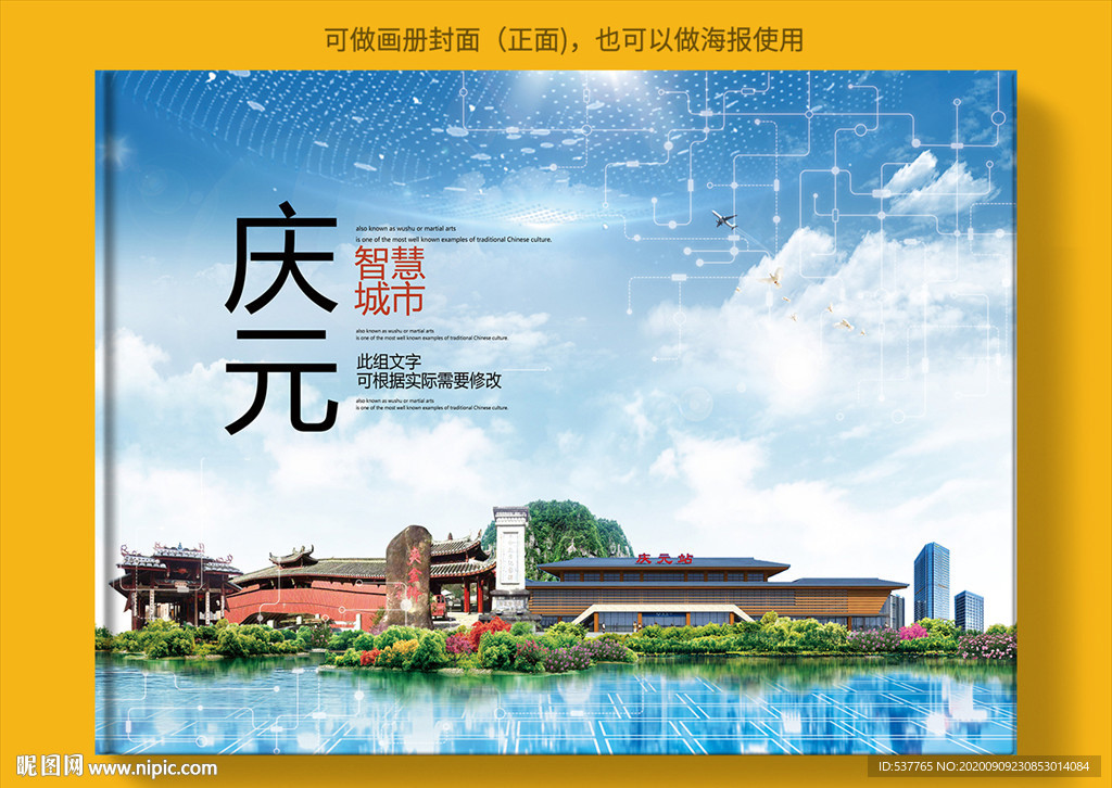 庆元智慧科技创新城市画册封面