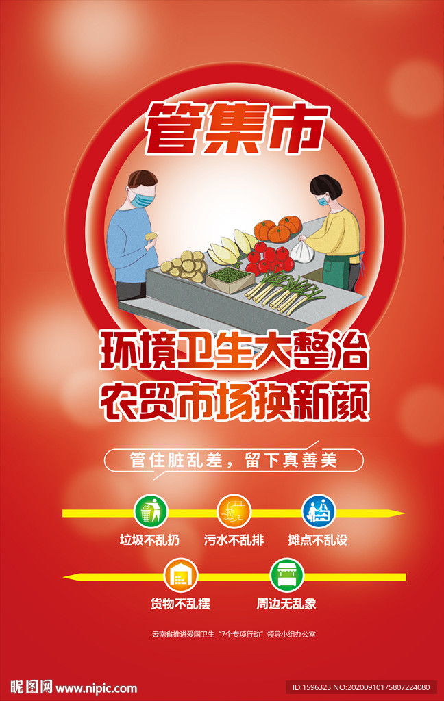 爱国卫生 七个专项行动管集市