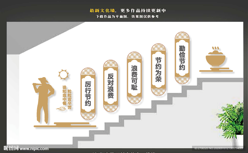 食堂餐厅文化墙