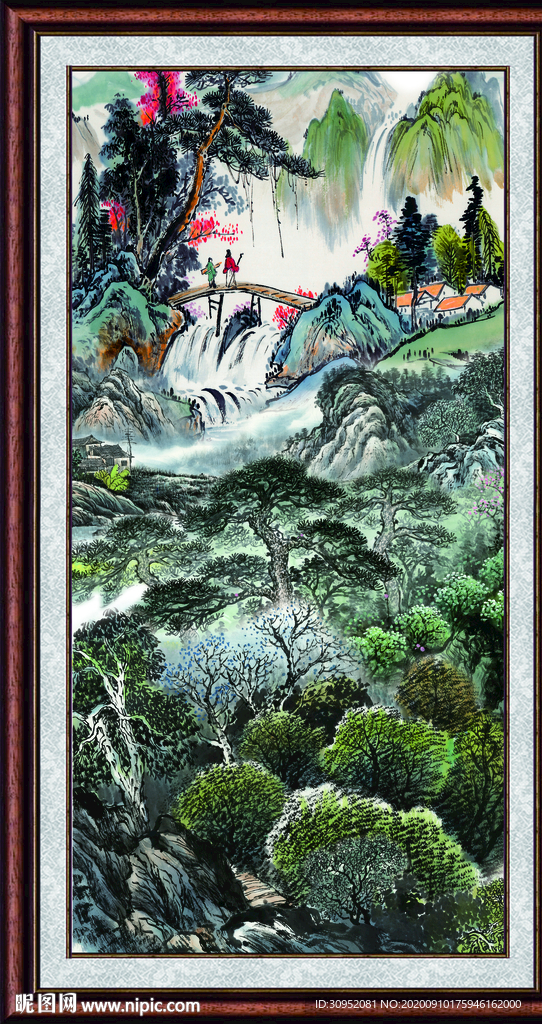 巨幅山水画