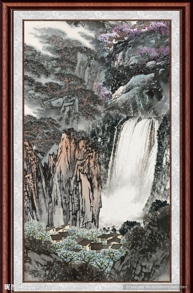 巨幅山水画