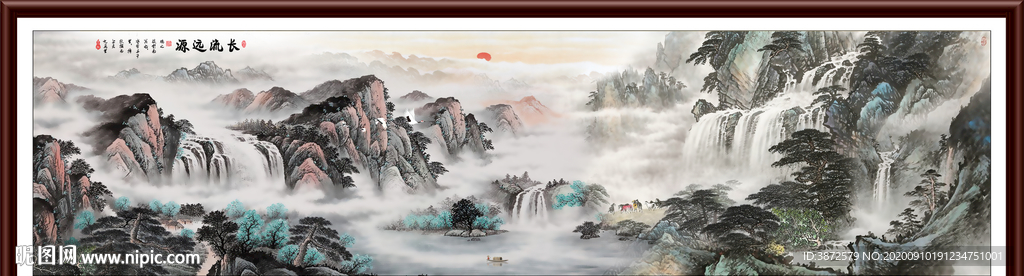 山水风景画
