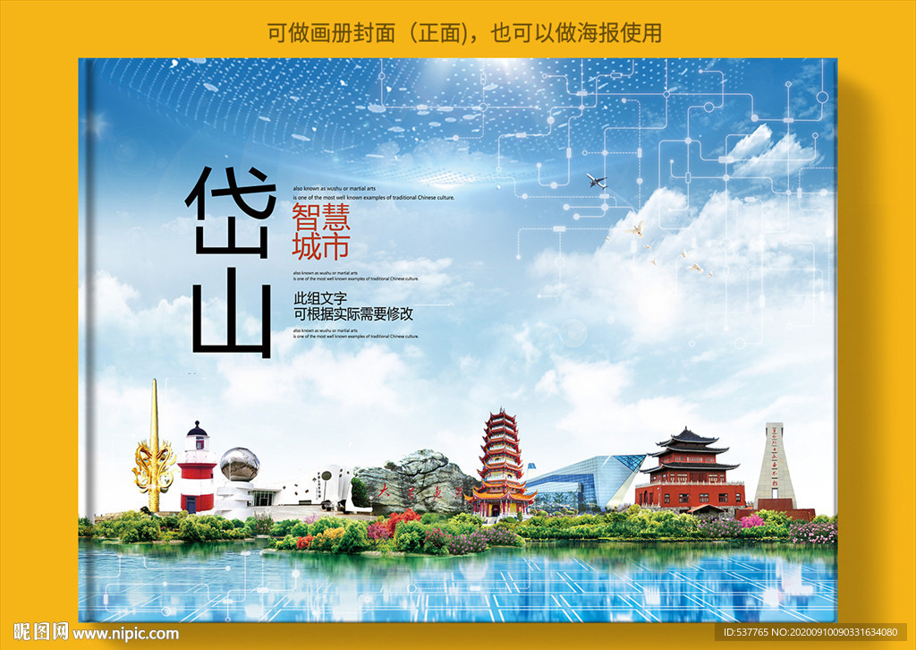 岱山智慧科技创新城市画册封面