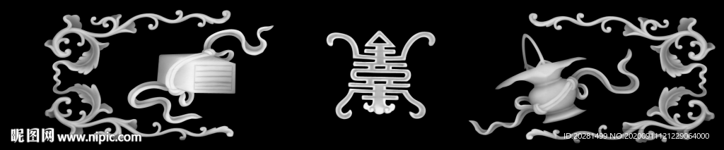 八宝灰度图