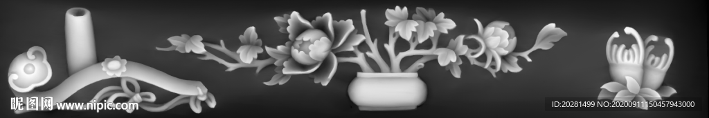 花边灰度图