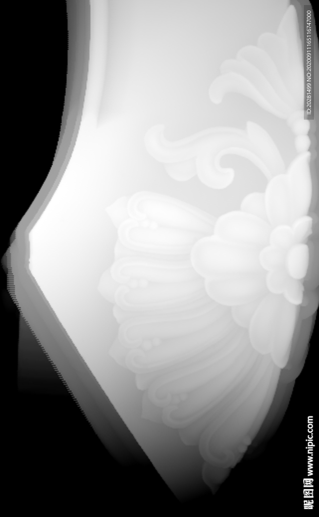 边角灰度图