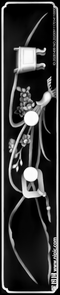 花灰度图