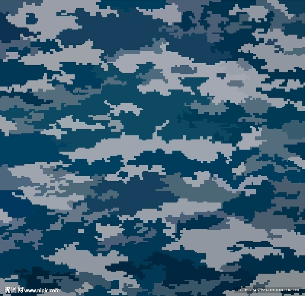 矢量迷彩图案纹样数码印花设计