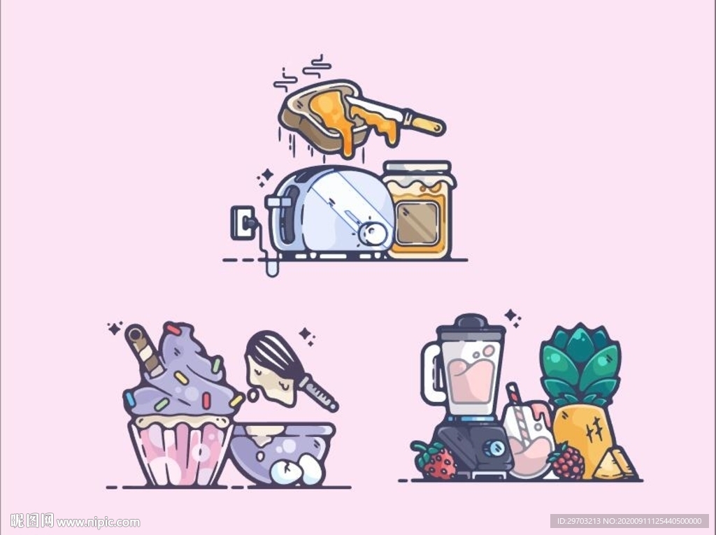 卡通图标