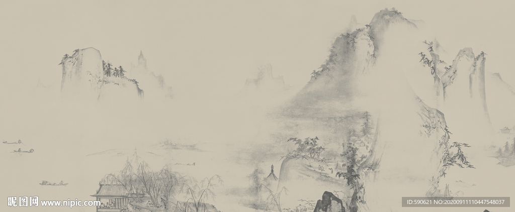 新中式壁画