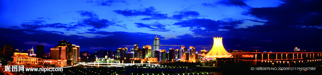 南宁夜景 南宁会展中心