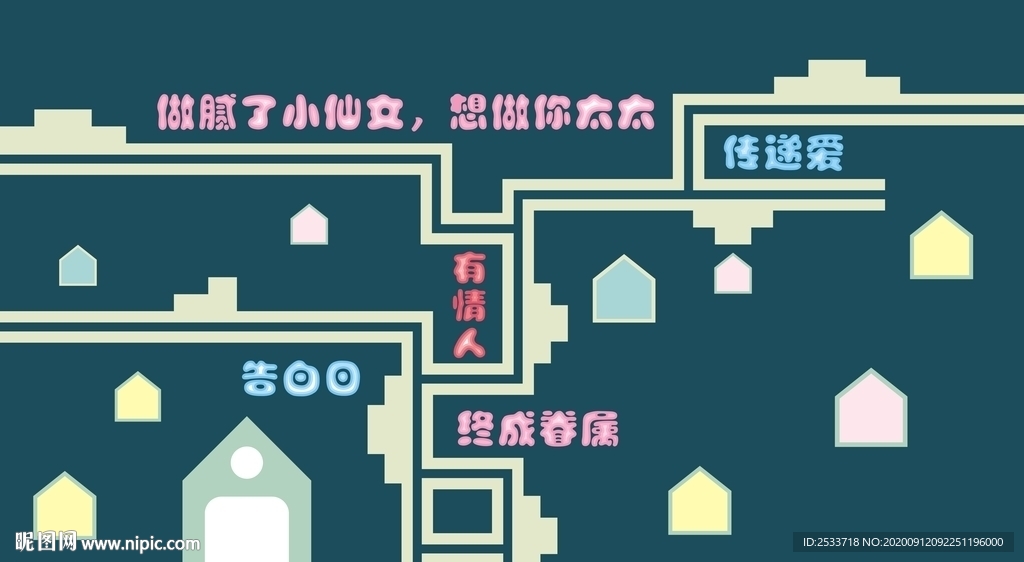 网红墙纸背景