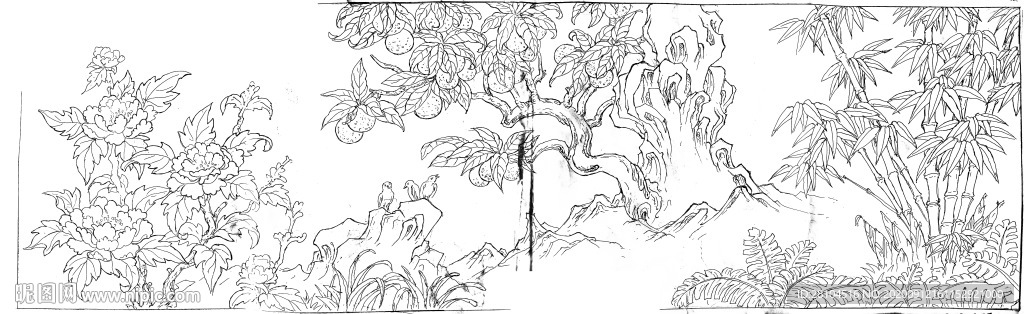 白描花卉