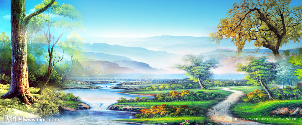 油画风景