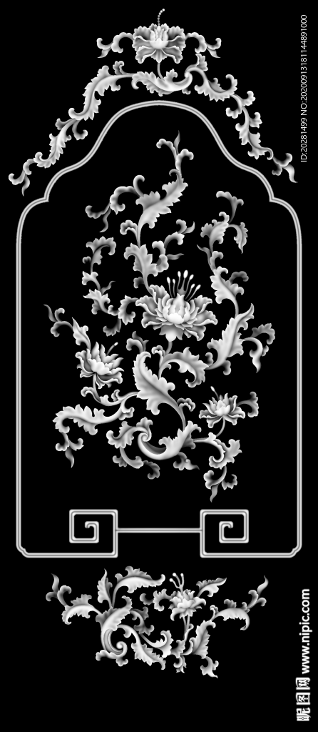 花灰度图