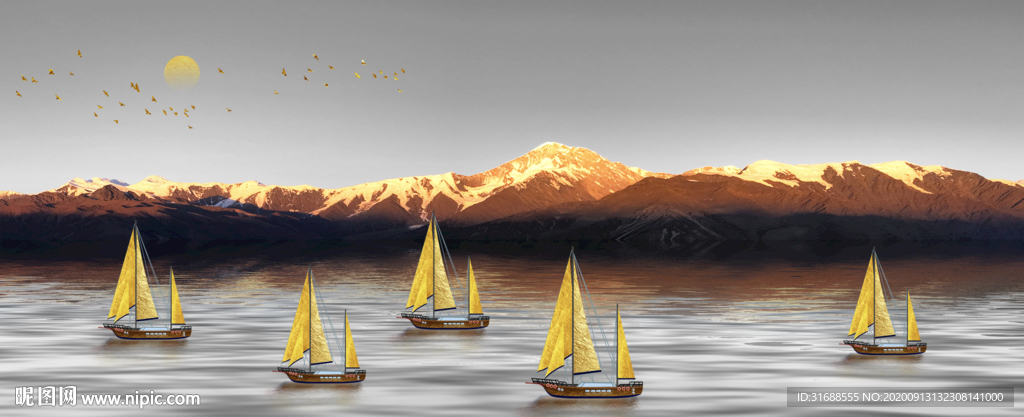 现代轻奢装饰画