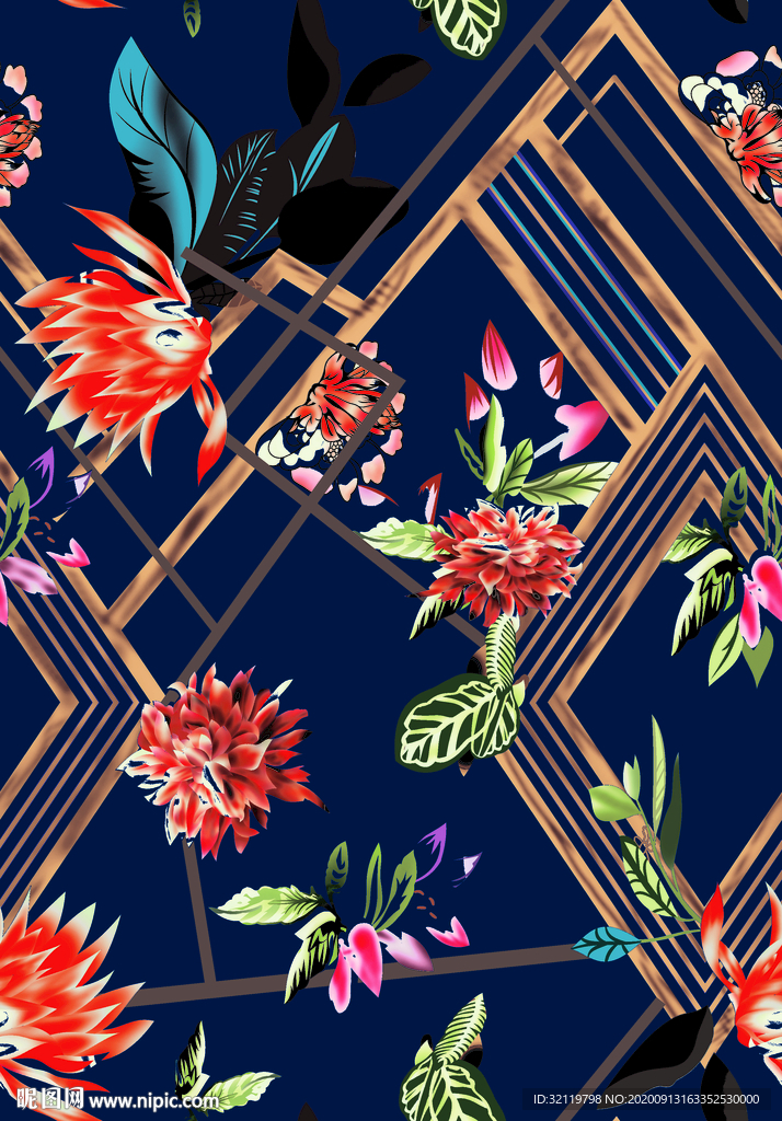 手绘花