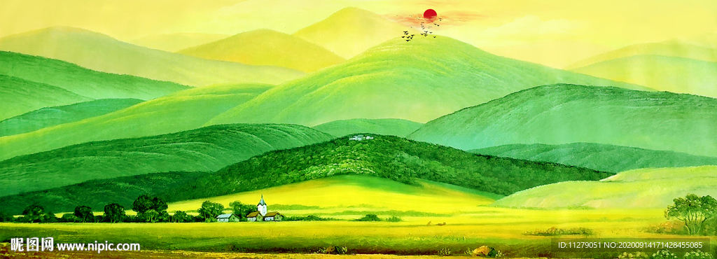 风景山水油画