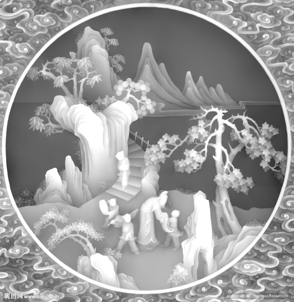 山水人物